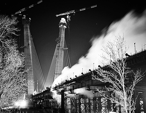 Пожару на мосту через бухту Золотой Рог присвоена третья категория сложности – самая высокая для строящихся объектов