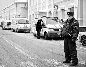 Полицейские уже сомневаются в том, что на Садовнической улице произошло ограбление инкассаторов