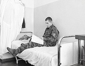 Несколько военнослужащих госпитализированы с пневмонией