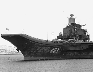 Прокуратура: Мошенник поставил на крейсер «Адмирал Кузнецов» поддельный якорь