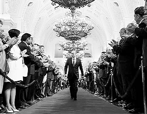 Церемония инаугурации президента Путина началась в Кремле