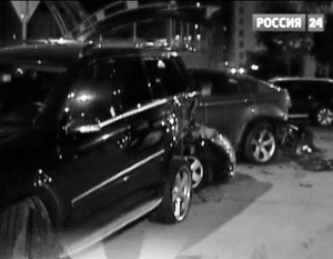 Сотрудник спецбатальона ГИБДД протаранил в Москве семь машин