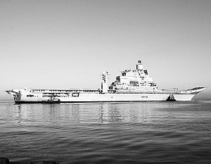 Авианосец «Викрамадитья» приступил к испытаниям в Баренцевом море