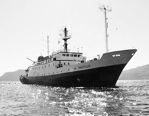 В поисках приняло участие исследовательское судно Nautilus