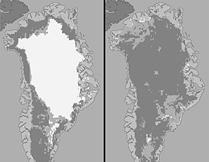 НАСА заявило о «чрезвычайном» таянии льдов Гренландии