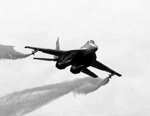 МиГ-29 разбился во время выполнения сложного пилотажа