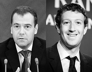 Медведев встретится с основателем Facebook 1 октября