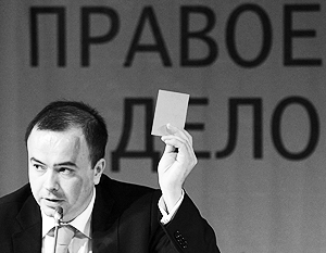 Андрей Дунаев решил поменять название партии «Правое дело»