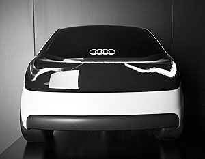Audi представил технологию светодиодных лазерных фар будущего