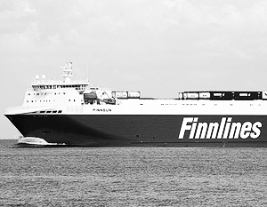 Судно компании Finnlines угодило в самый водоворот международного оружейного скандала
