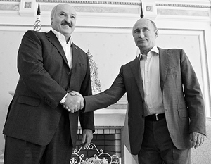 Путин и Лукашенко начали переговоры в Стрельне