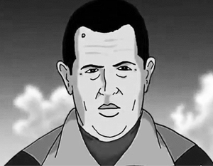 Венесуэльцам показали мультфильм о Чавесе в раю (Видео)