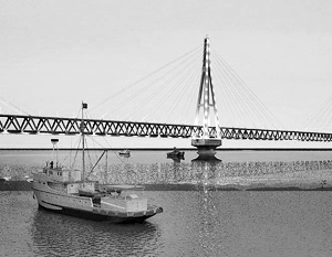 Проект моста через реку Лену компании «Мостовик»