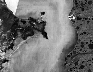 Пролив Невельского (съемка со спутника)