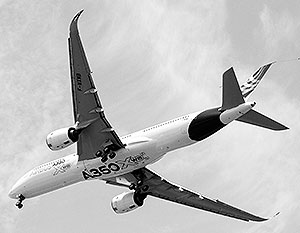 Пробный полет нового лайнера Airbus A350