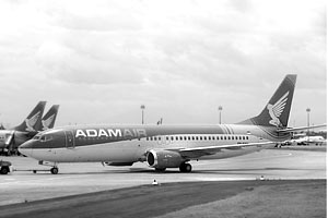 Вoeing-737-400 авиакомпании Adam Air, который пропал с радаров 1 января, скорее всего, упал в море в районе острова Сулавеси