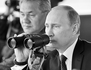 Путин отменил высадку десанта на забайкальском полигоне из-за сильного ветра