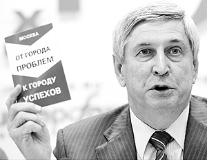 Мельников рассчитывает на два тура в выборах мэра Москвы