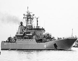 Россия отправила десантный корабль «Новочеркасск» в Средиземное море