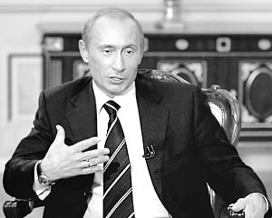 Президент России Владимир Путин дал интервью индийскому телеканалу Doordarshan