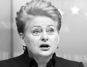 Глава Литвы обвинила Россию в «нецивилизованных» методах давления