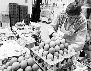 С начала года потребительские цены на яйца выросли на 16,2%