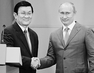 Для Владимира Путина и президента Вьетнама Чыонг Тан Шанга это будет уже не первая встреча