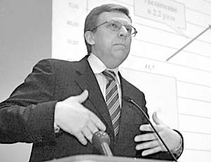 Министр финансов Алексей Кудрин 