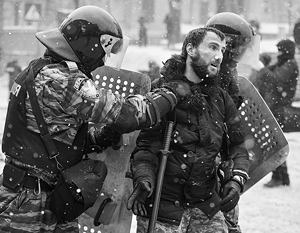 Киевские суды арестовали 12 предполагаемых участников беспорядков