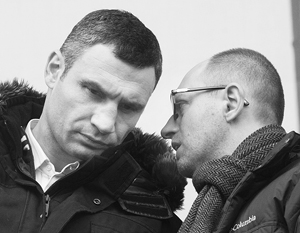 Яценюк и Кличко отказались работать в правительстве