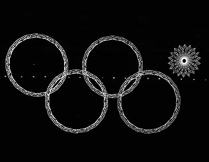 На церемонии открытия Олимпиады произошла техническая заминка