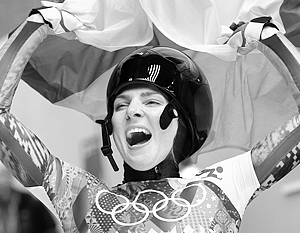 Никитина завоевала олимпийскую бронзу в скелетоне