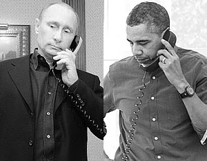 Путин и Обама обсудили происходящее на Украине 