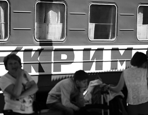 Власти Крыма решили перенаправить поезда в обход Украины