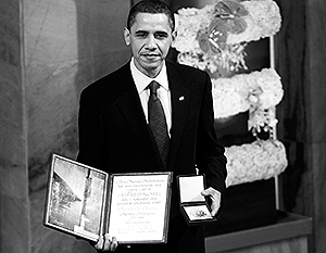 СМИ: Сенатор призвала лишить Обаму Нобелевской премии мира