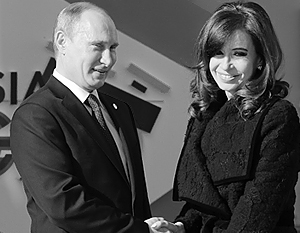 Путин обсудил с президентом Аргентины ситуацию в Крыму