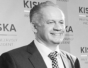 Независимый кандидат Киска выиграл выборы президента Словакии