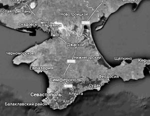 Крым появился в составе России на картах Google