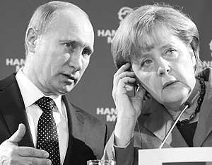 Путин в разговоре с Меркель призвал к прямому диалогу Киева и Юго-Востока