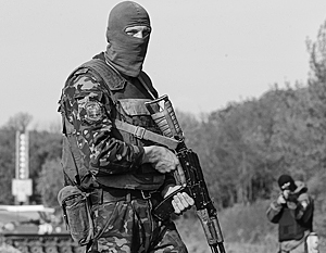 Ополченцы: Украинские военные имитировали боестолкновение под Краматорском
