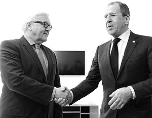 Лавров и Штайнмайер обсудили необходимость срочной деэскалации конфликта на Украине