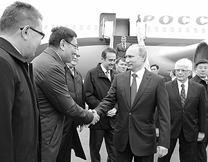 Путин прибыл в Астану на заседание Евразийского совета