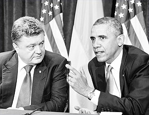 Прежде чем ознакомить свой народ с «мирным планом», Петр Порошенко представил его президенту США