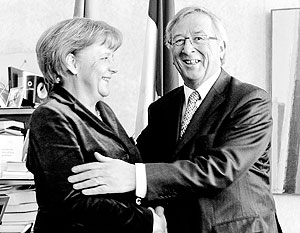 Для Меркель Юнкер не только единомышленник, но и старый друг