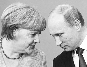 Путин и Меркель обсудили переговоры с Украиной по газу
