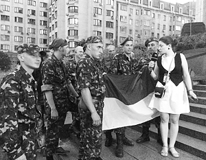 Невыплата «боевых» довела нацгвардейцев до Киева, где они рассказали о том, как власть забыла об их «подвигах» под Славянском