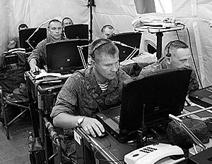 Десантники приступили к развертыванию системы «Андромеда-Д» на учениях в ЦВО