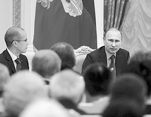 На встрече с ОП Владимир Путин посоветовал бизнесу «не жадничать» в вопросах благотворительности