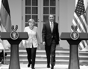 Обама и Меркель разошлись в вопросе о необходимости новых антироссийских санкций