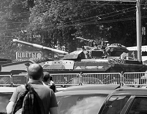 Минобороны Украины отказалось объяснять перемещение танков по Киеву
